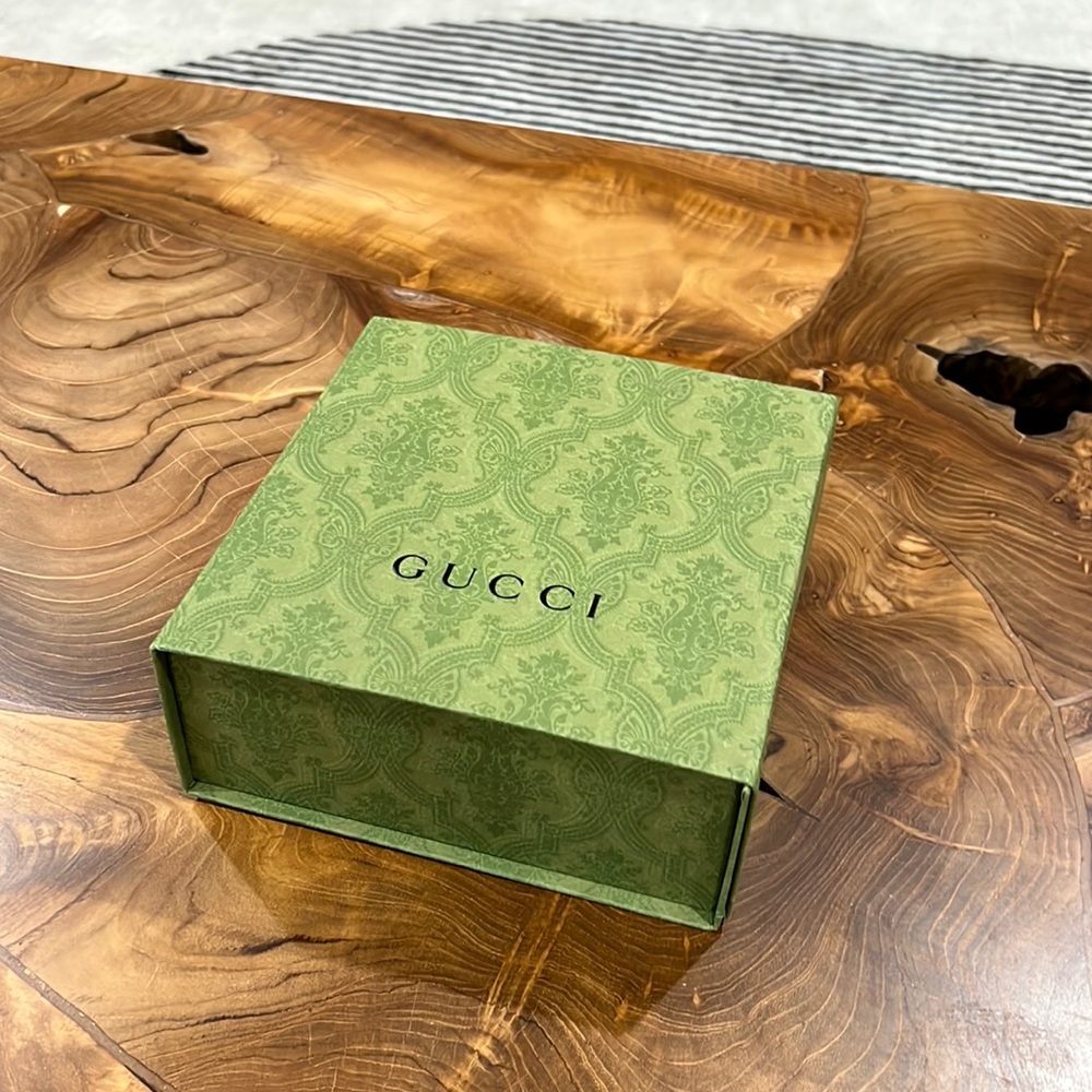 Empty Green Authentic Gucci Box